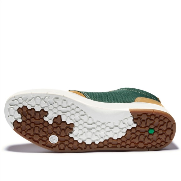 TIMBERLAND MEN'S DAVIS SQUARE CHUKKA WHEAT/GREEN - Picture 3 of 6